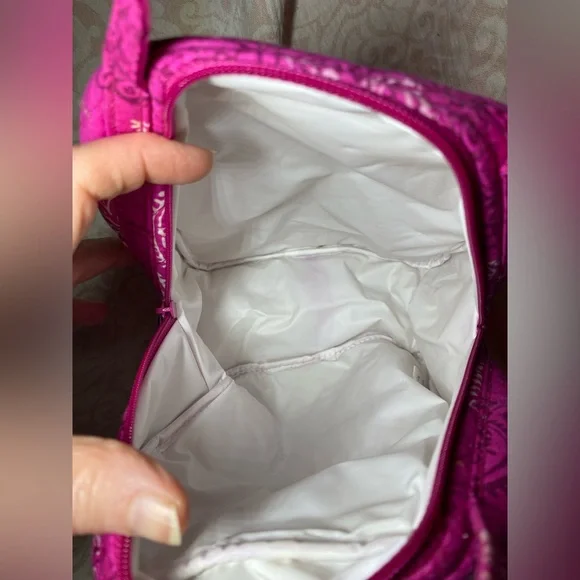 NWT Vera Bradley Stamped Paisley Pink Lunch Bag - Picture 8 of 9